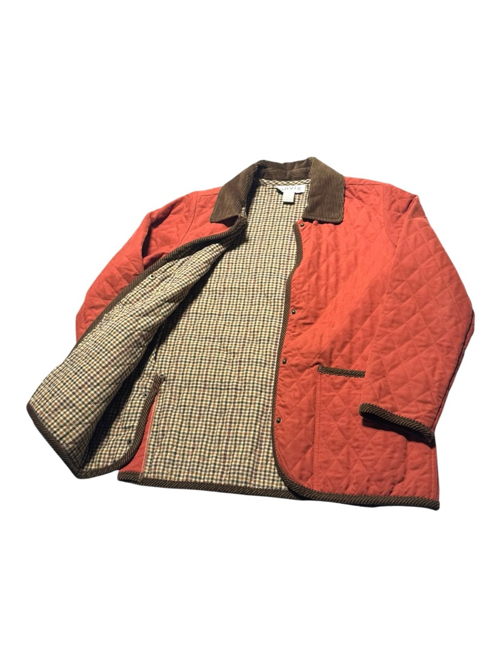 VTG Orvis quilted barn coat
Women’s small Corduroy Trim Chore Jacket Plaid - Picture 7 of 11